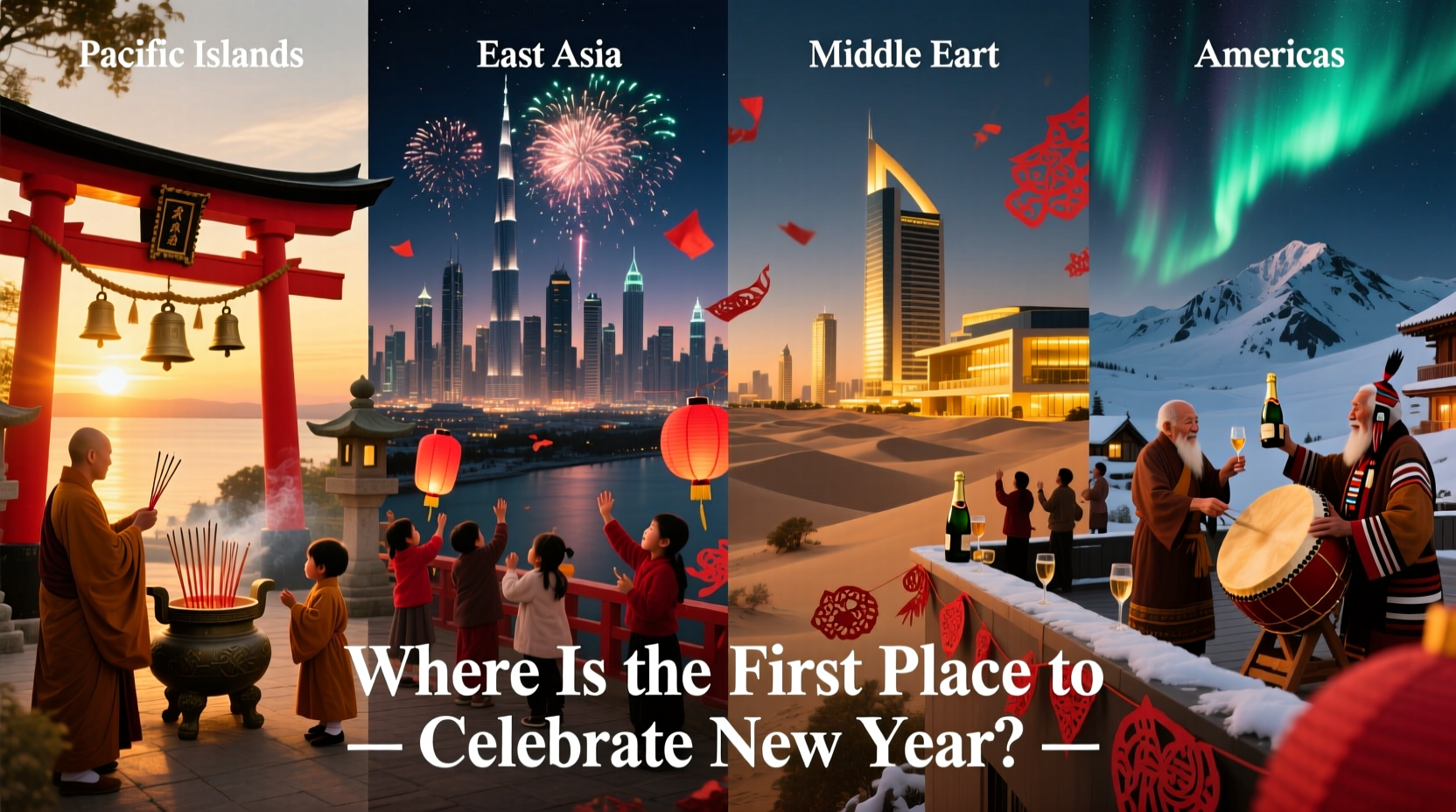 where is the first place that celebrates new year