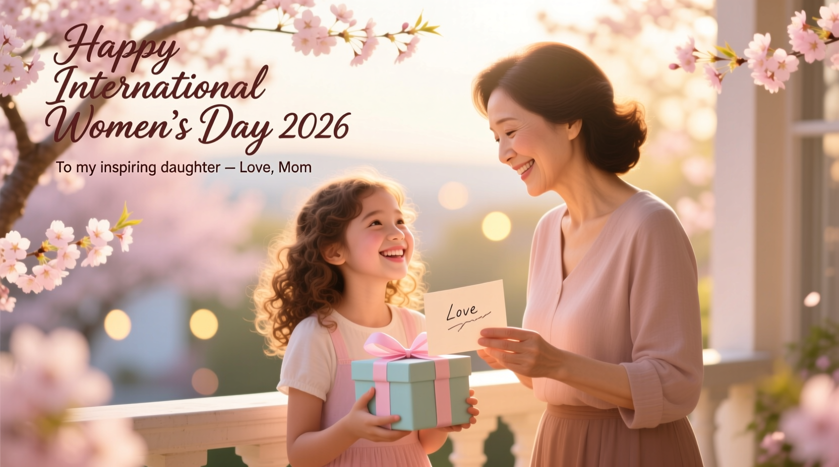 international womens day to my daughter