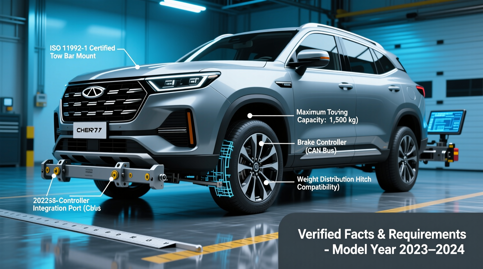 tiggo 7 pro tow bar compatibility