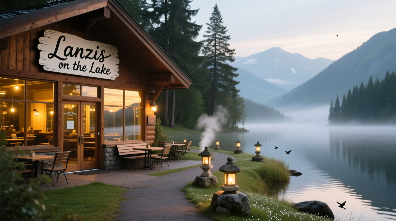 is lanzis on the lake open today