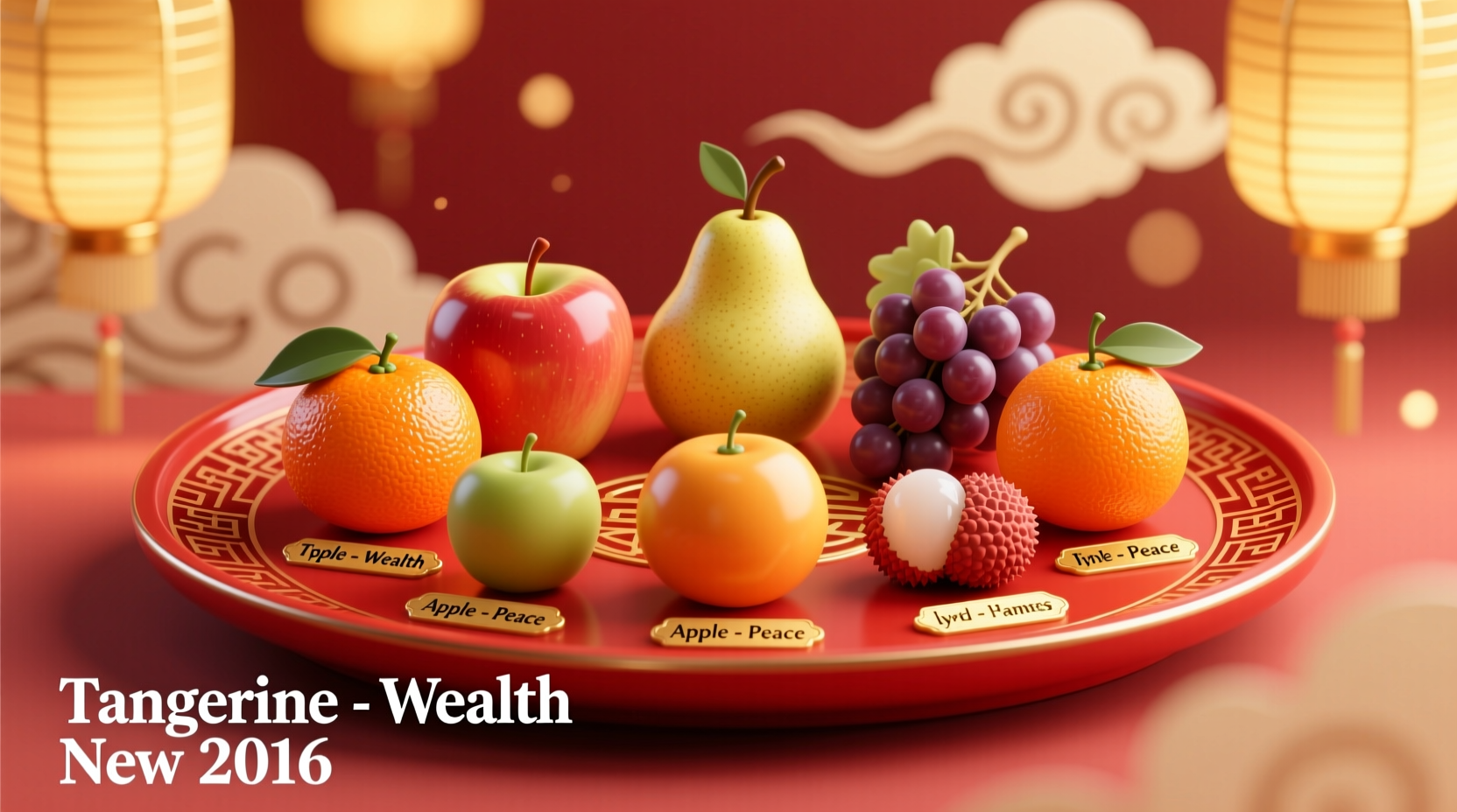 how many fruits for new year 2016