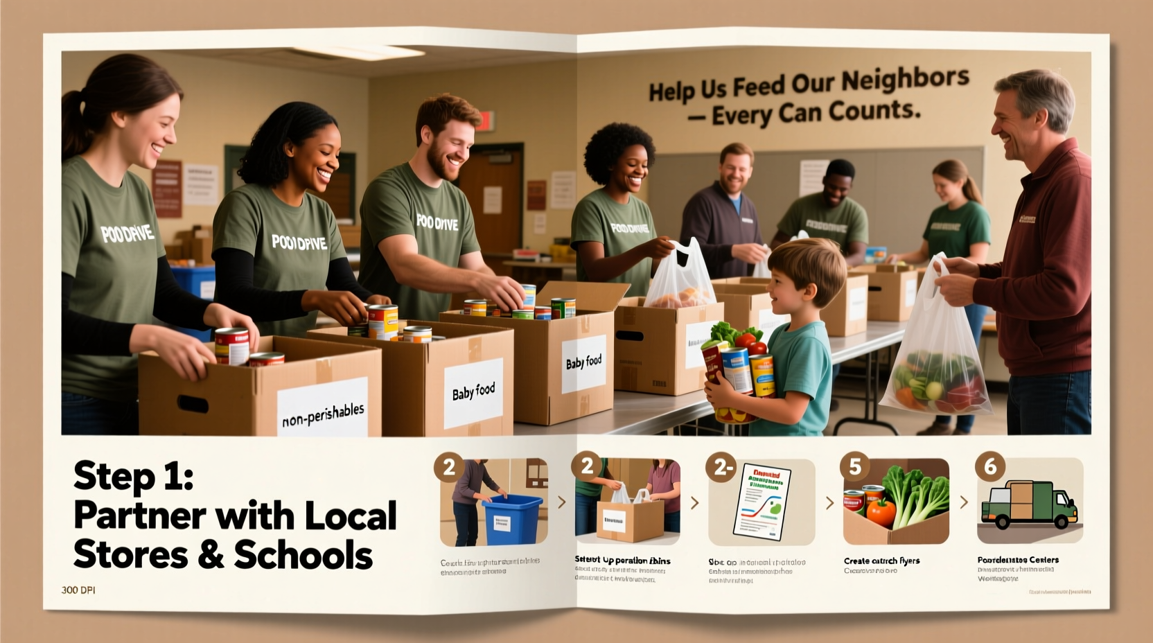 step by step guide to planning a successful food drive that makes a real impact
