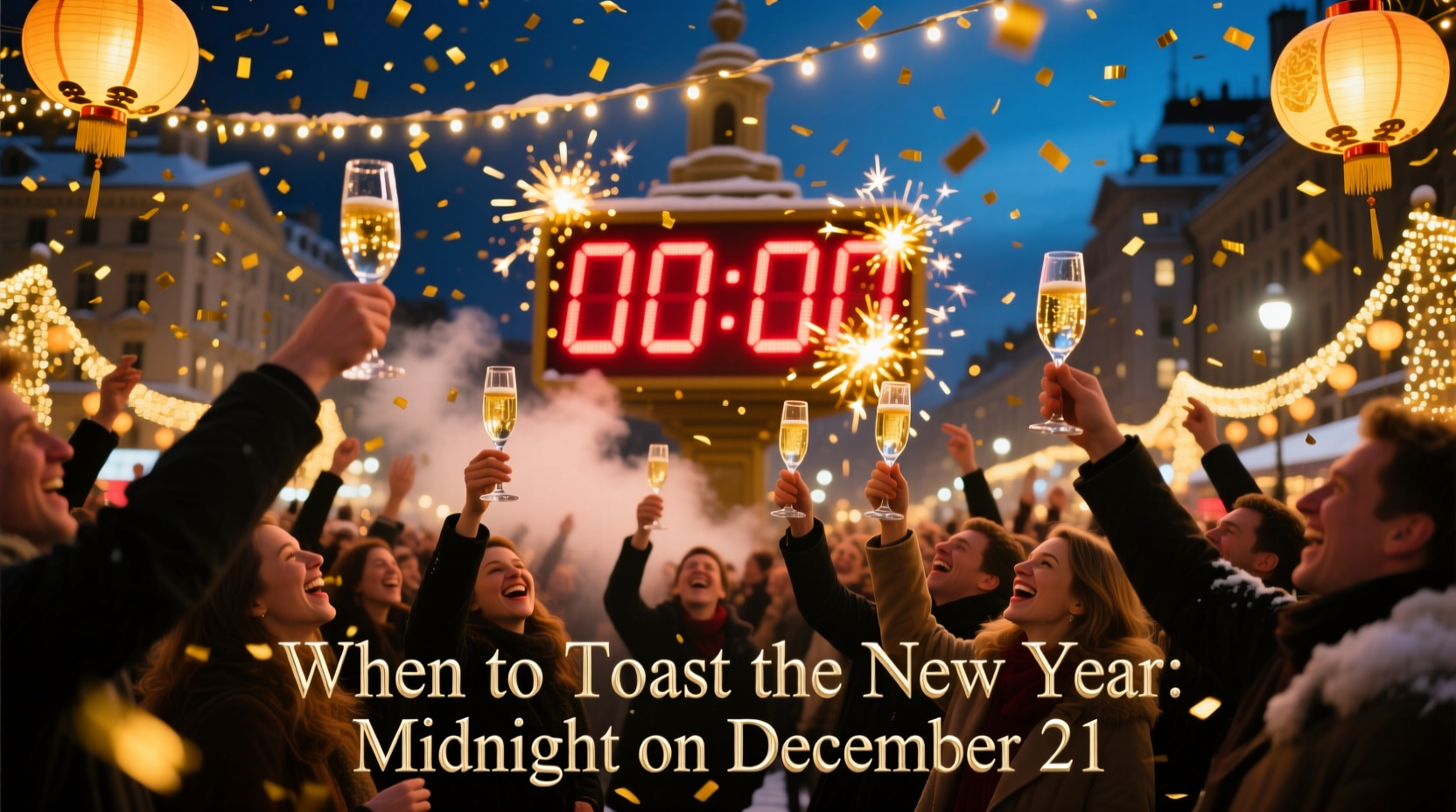 when to toast new year