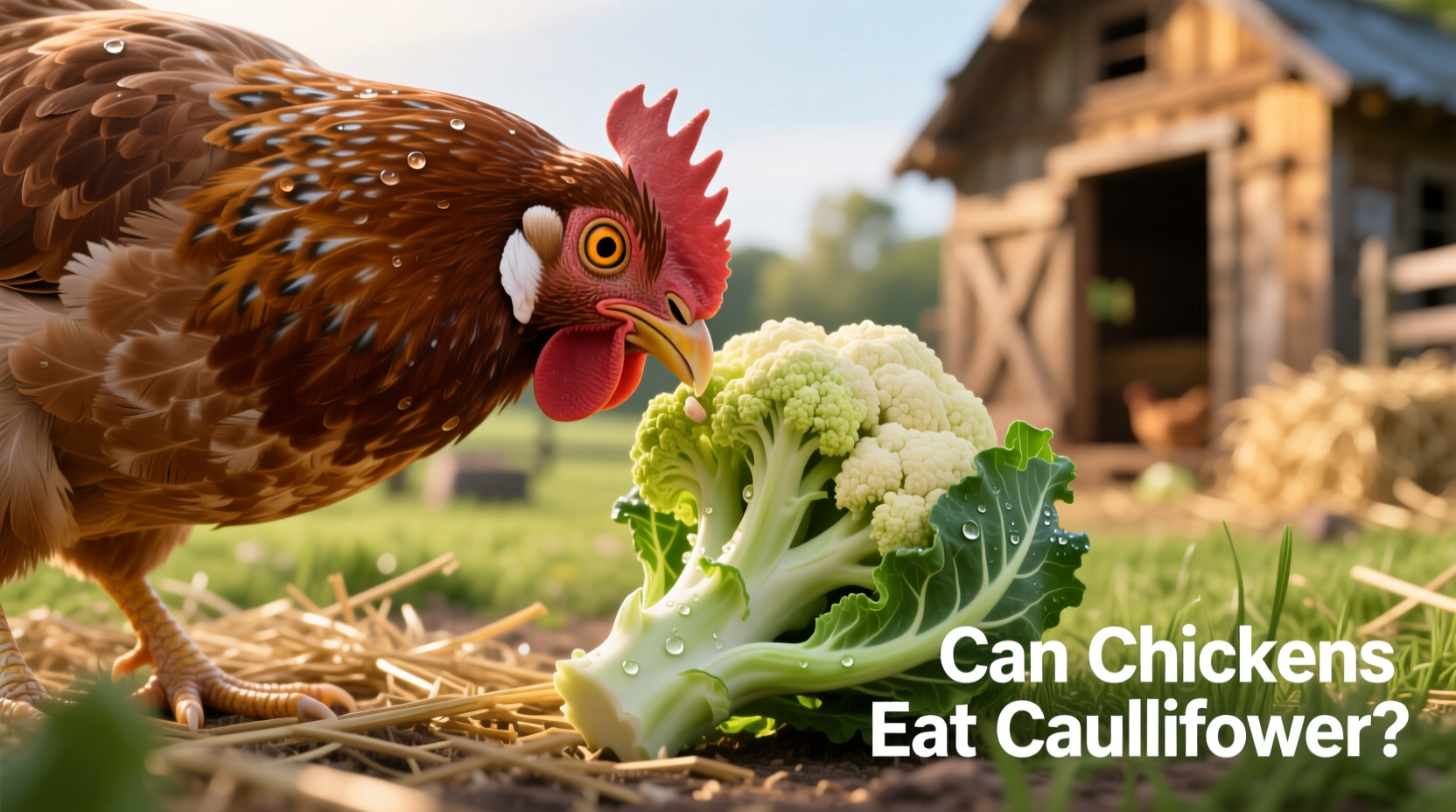 can chickens eat cauliflower