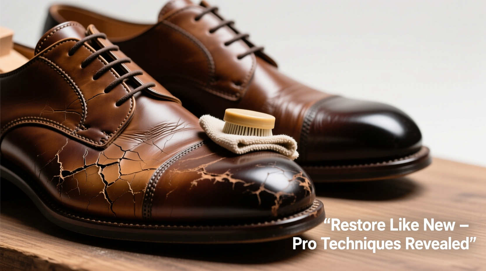effective techniques to smooth wrinkles and restore leather shoes like new