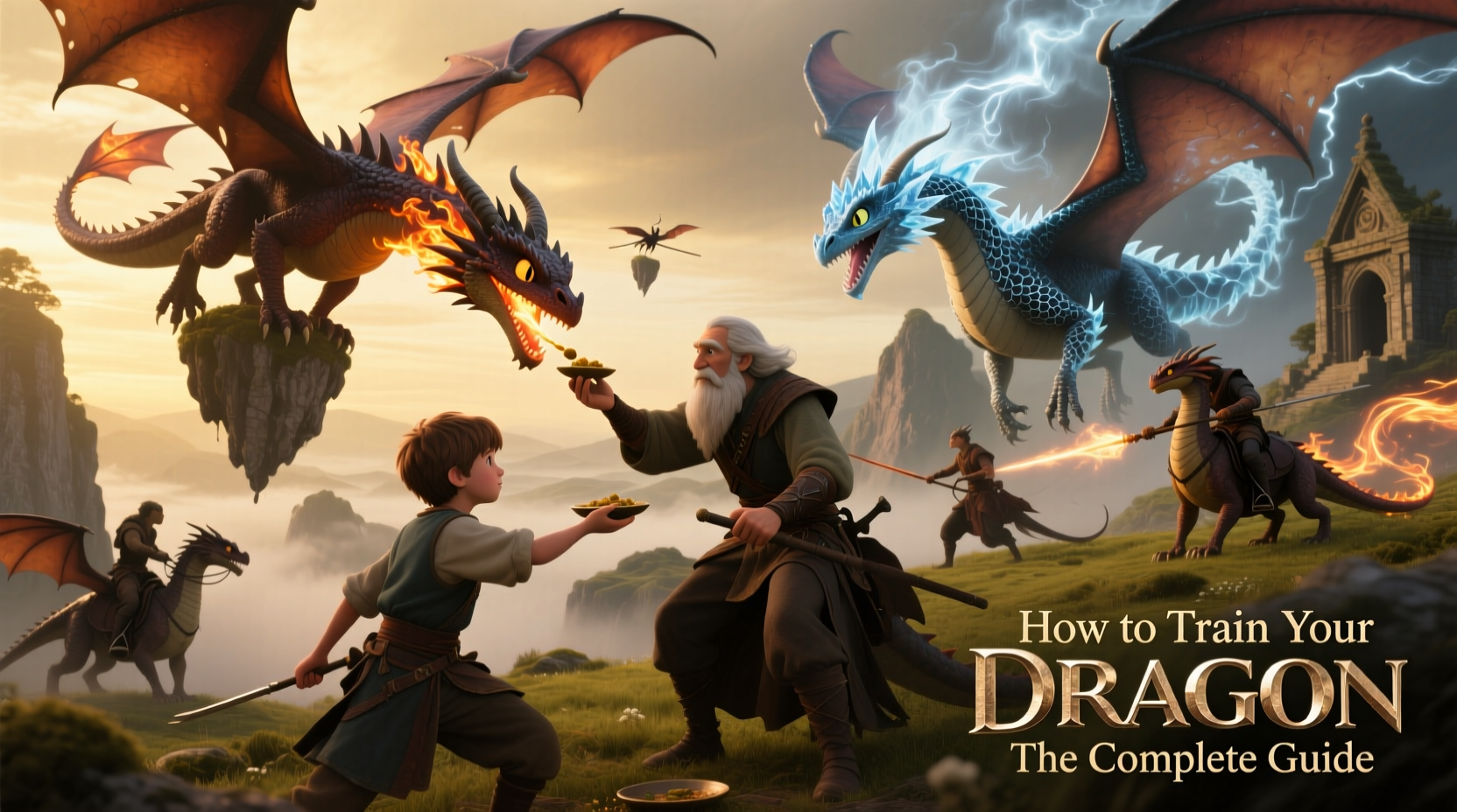 A Complete Guide To How To Train Your Dragon Characters And Their Dragons