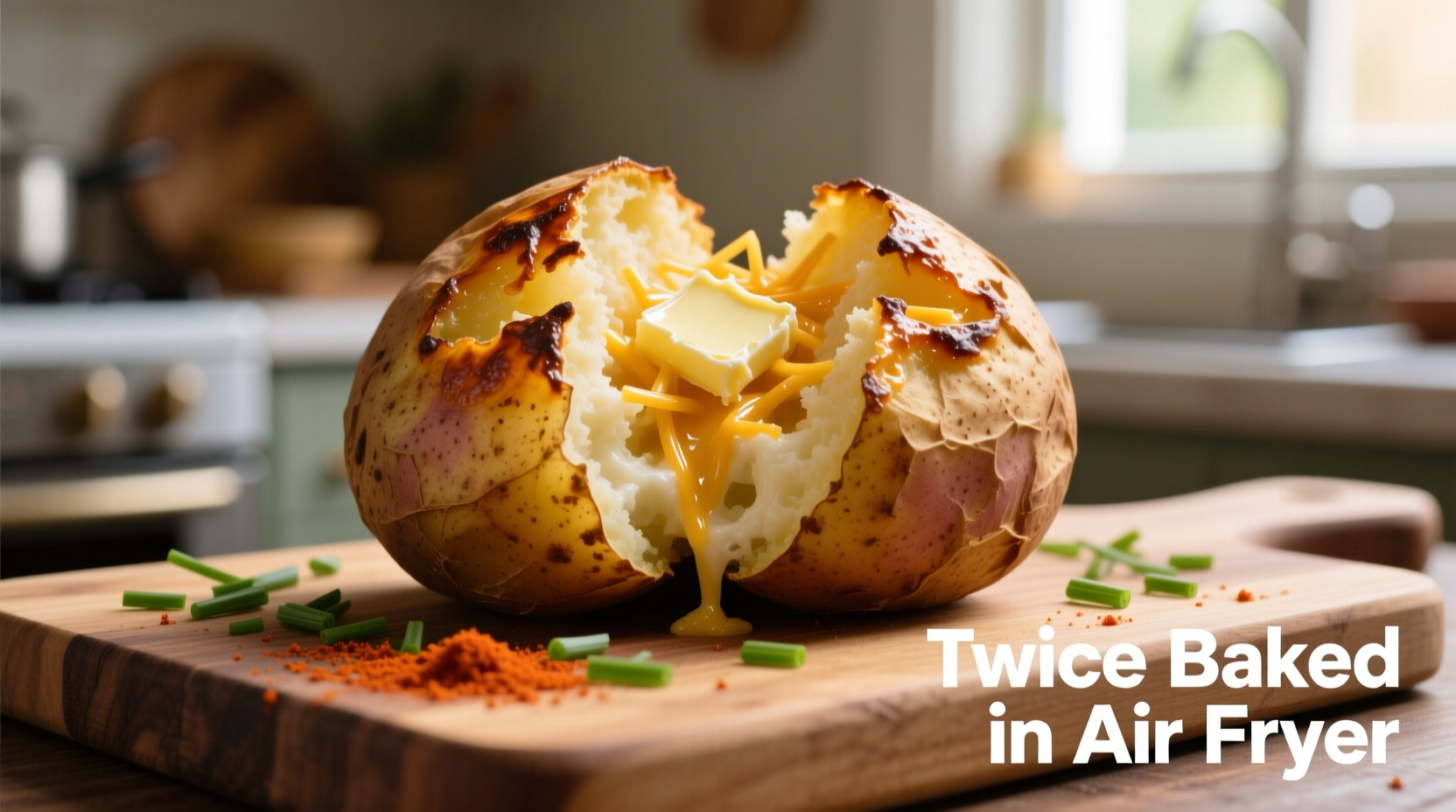 Air Fryer Twice Baked Potatoes: Ready in 40 Minutes