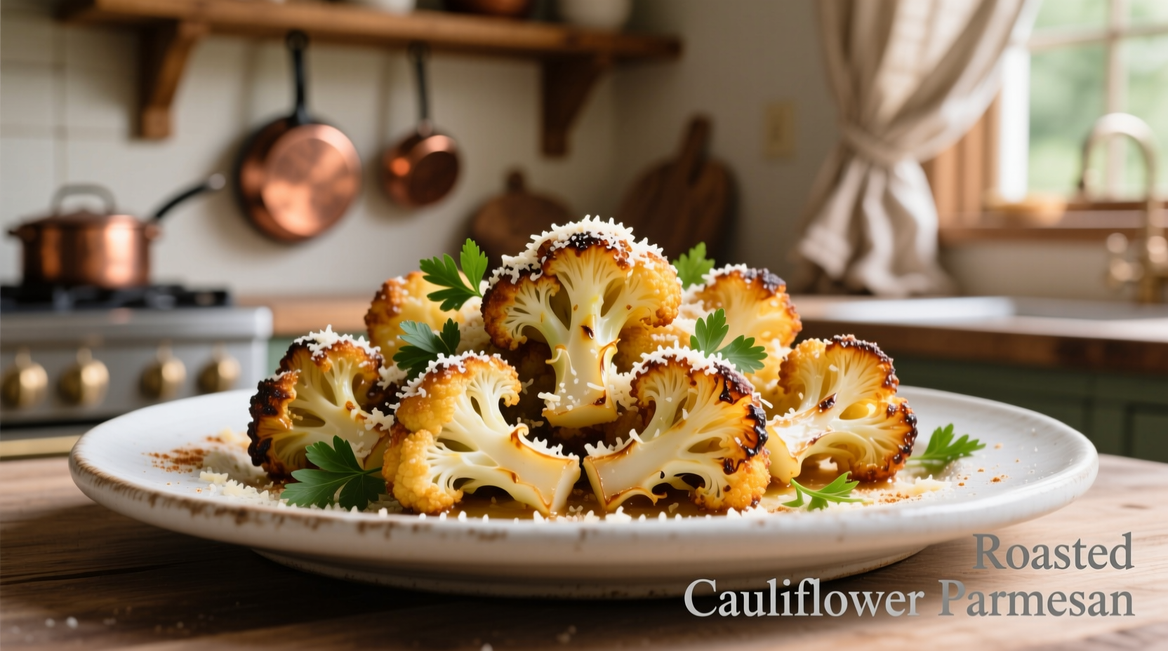 Perfect Roasted Cauliflower Parmesan Recipe in 25 Minutes