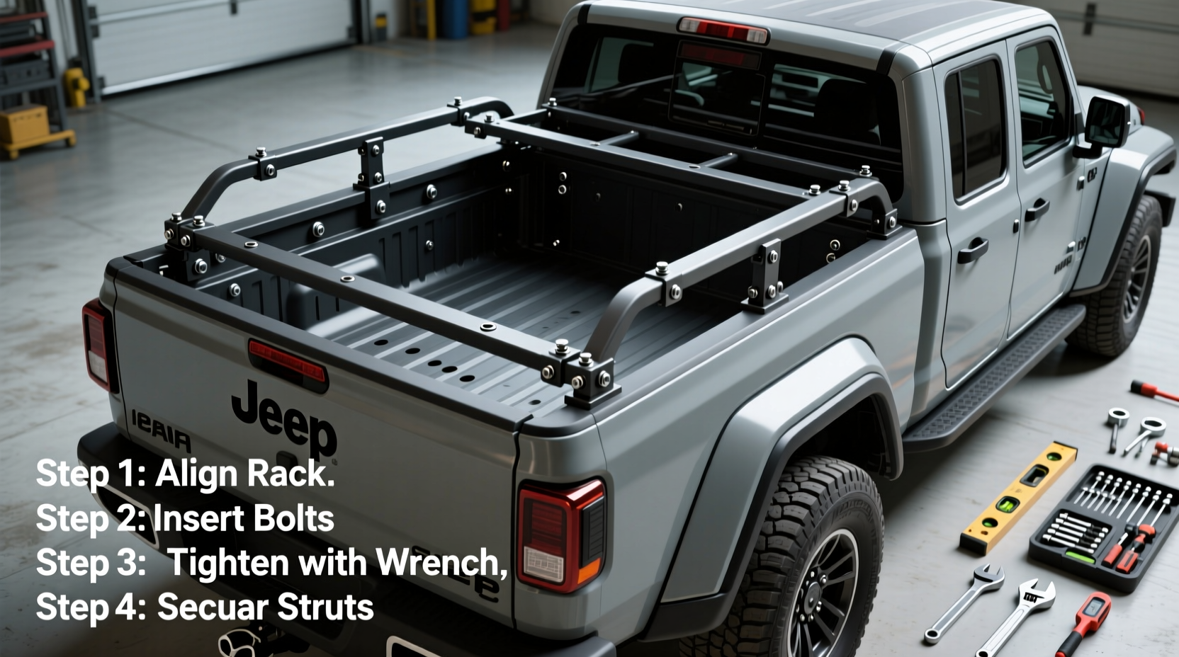 gladiator bed rack install
