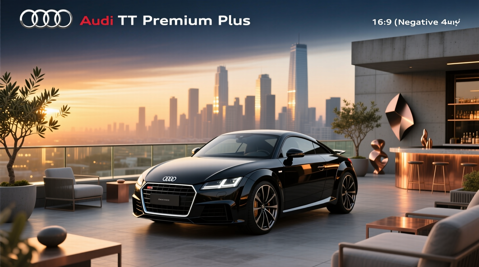 Side profile of Audi TT highlighting sleek silhouette
