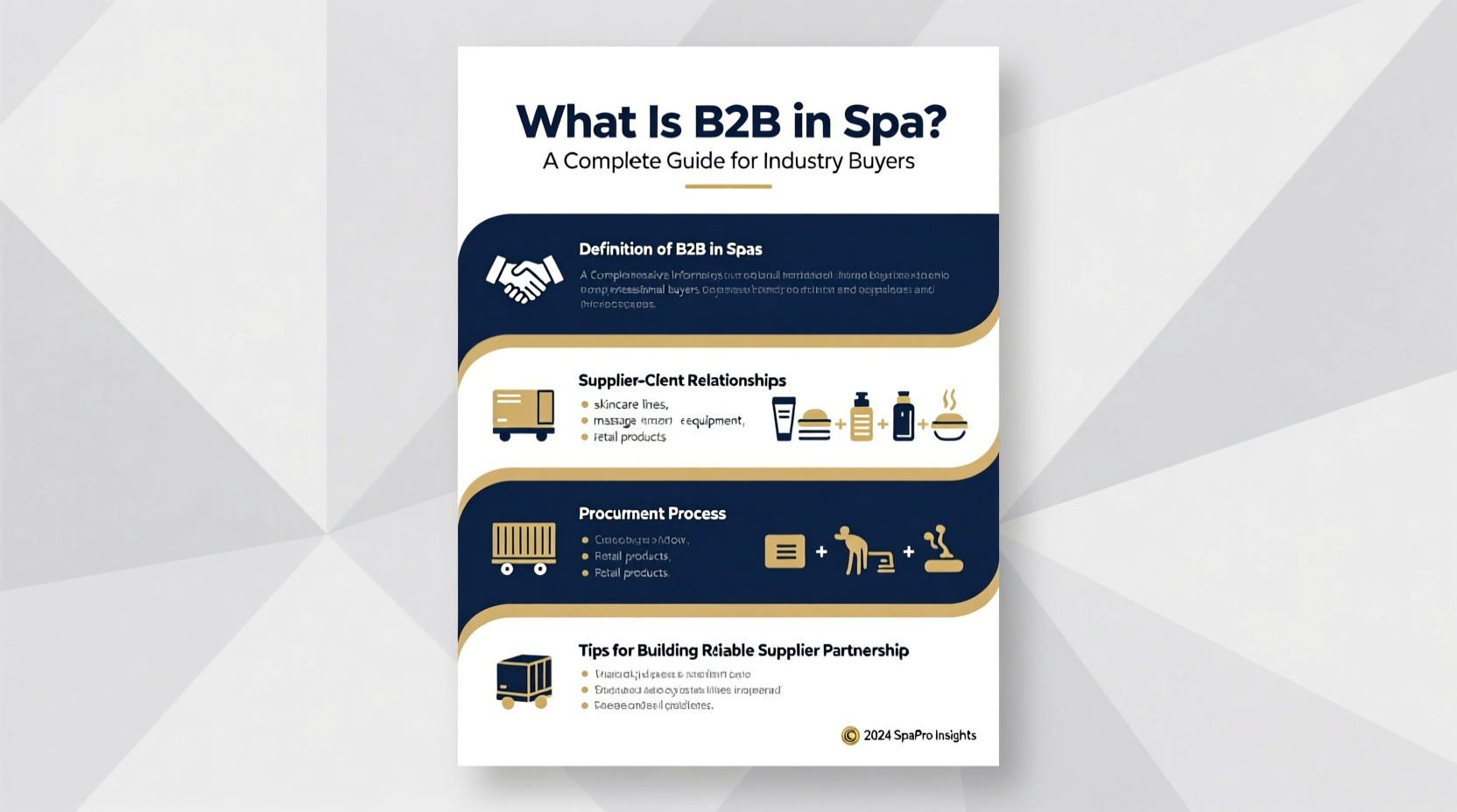 what is b2b in spa