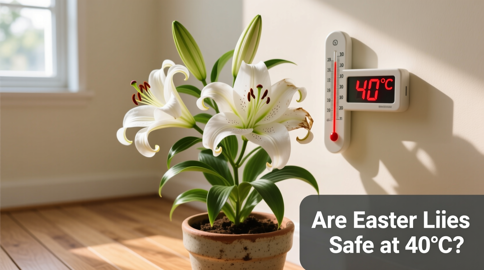 are easter lilies safe at 40 degrees