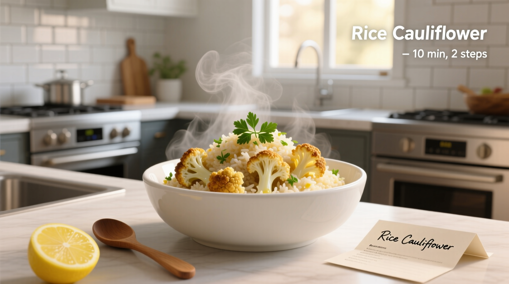 how do u rice cauliflower