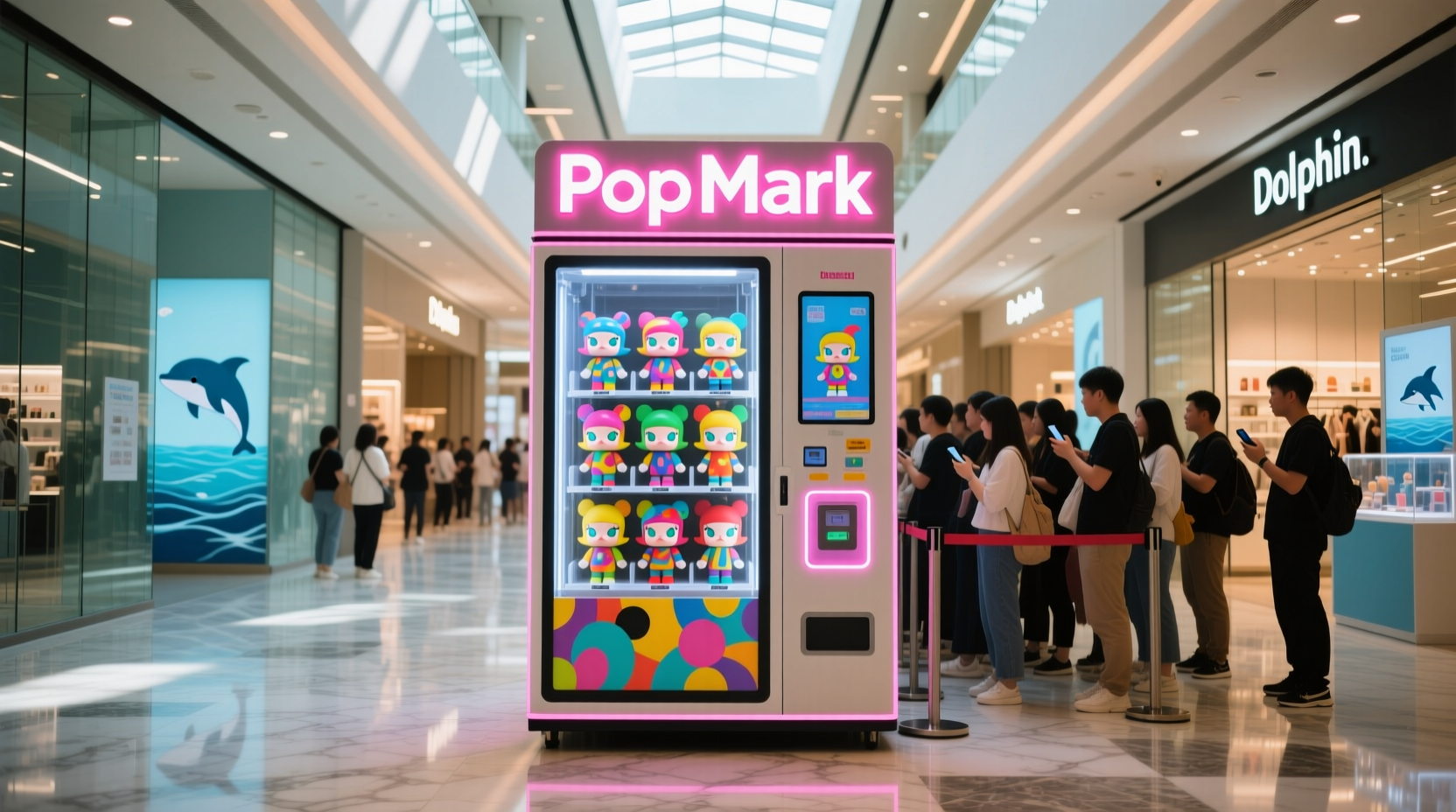 where is the popmart machine in dolphin mall