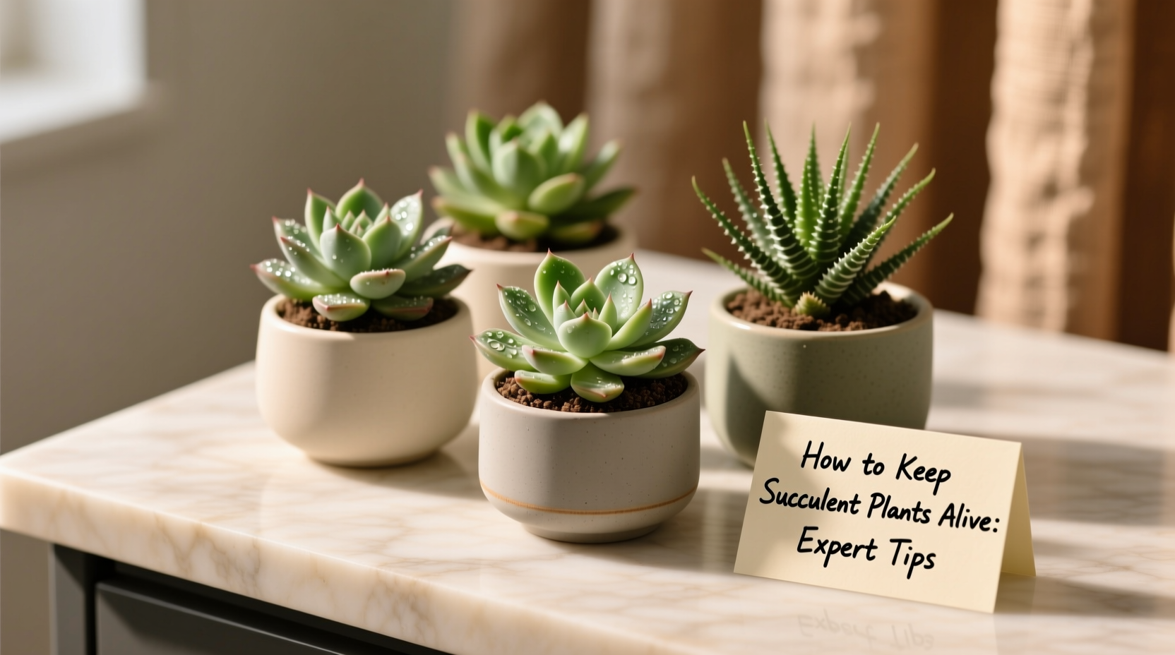 how to keep succulent plants alive