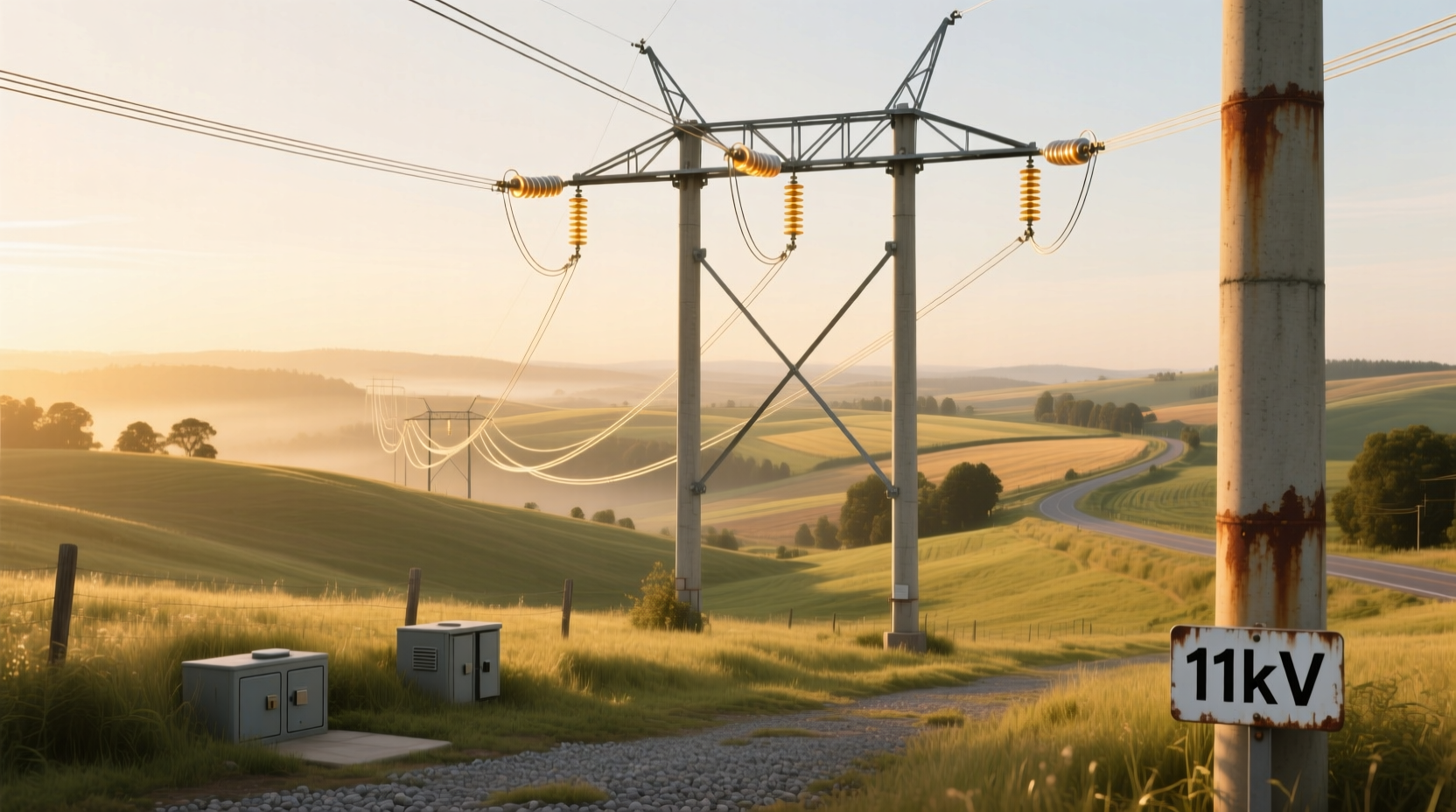 11kv overhead line guide installation, safety design