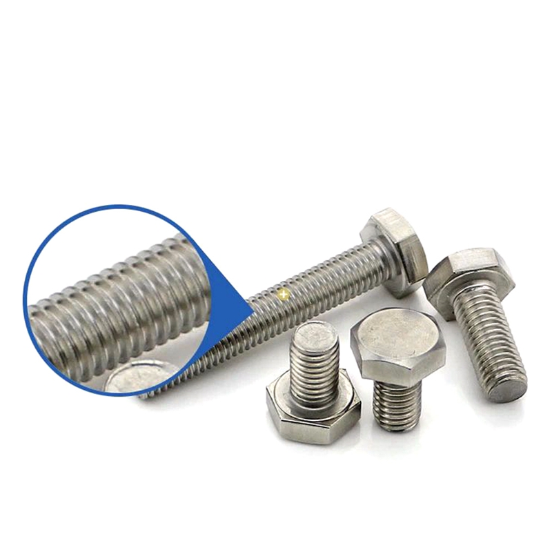 Ss400 Bolt Nut Washer Sus304 M7 M40 Din933 Standard Bolts A2-70 Ss316 A4-70 Stainless Steel Hex Bolt And Nut