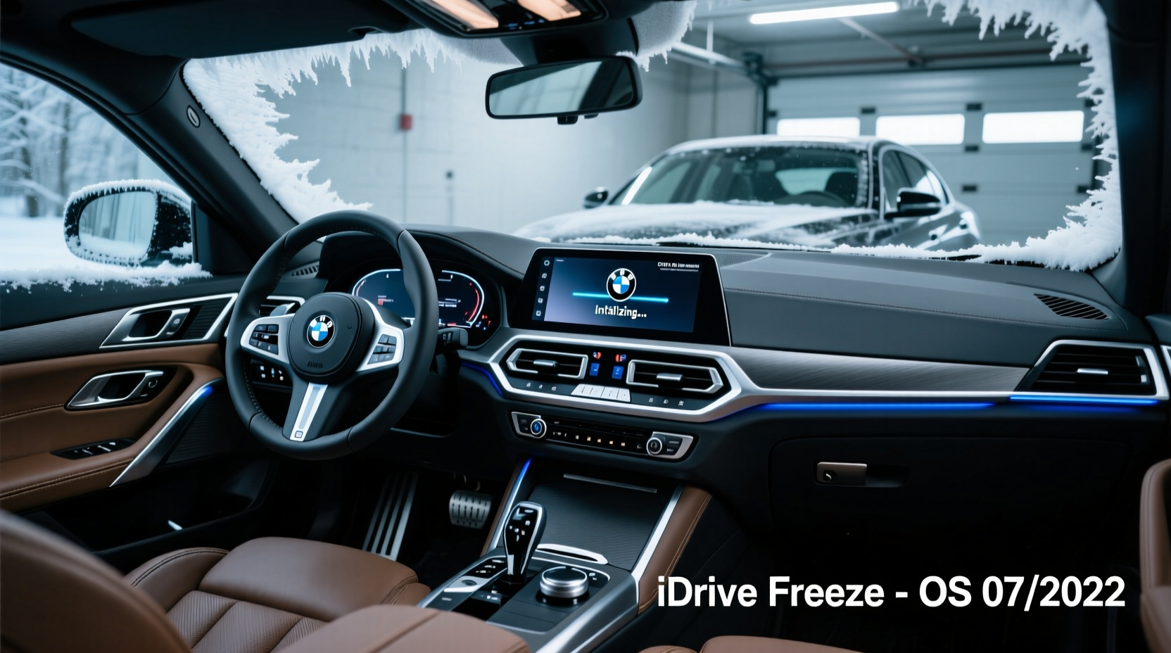 330i g20 idrive freeze cold start