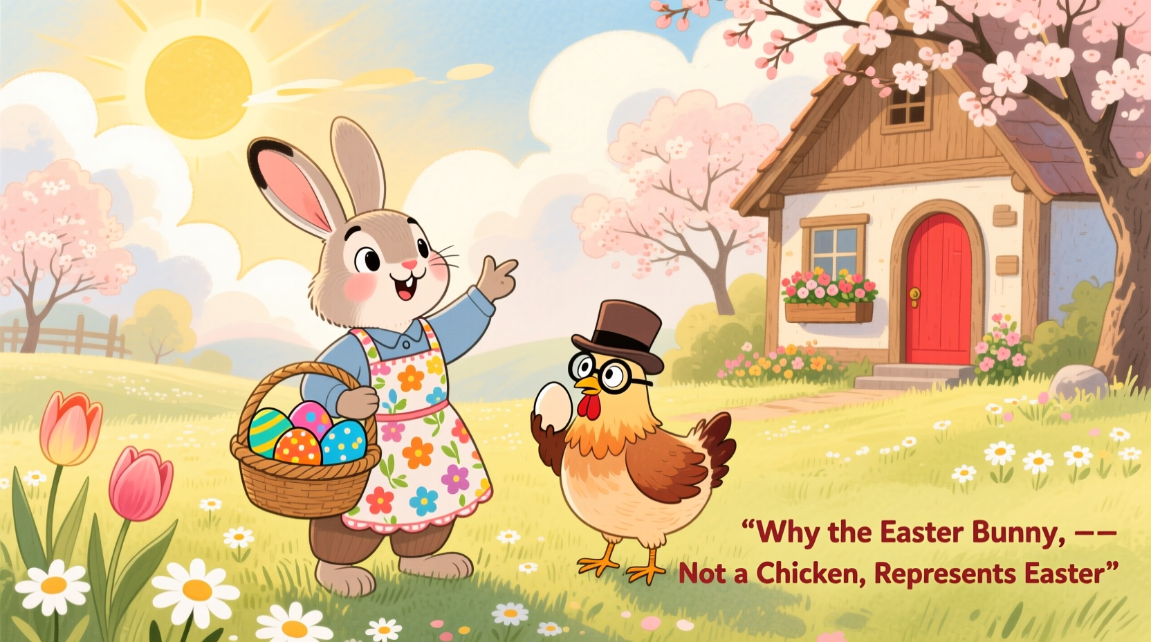 why an easter bunny and not a chicken