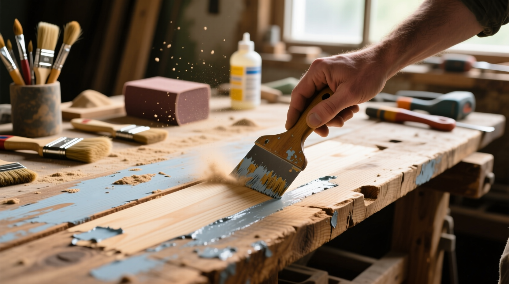 how to remove paint from wood