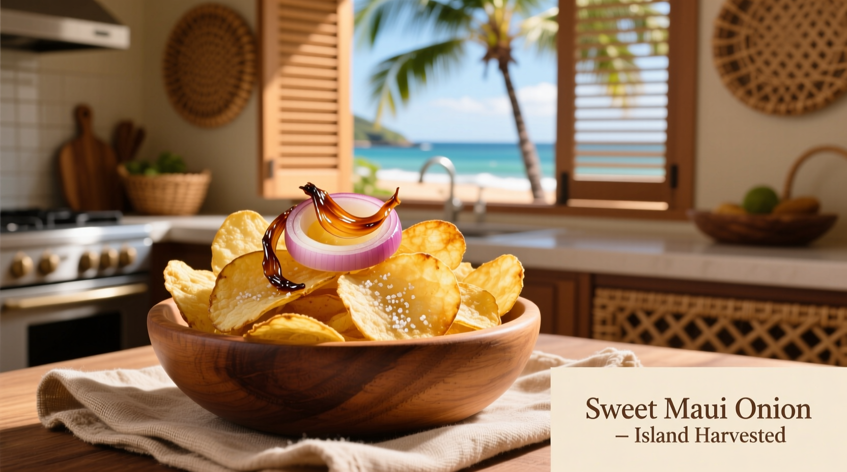 sweet maui onion potato chips