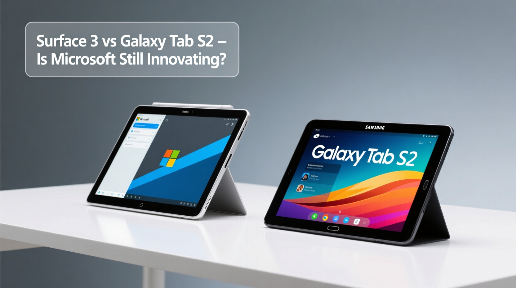 surface 3 vs galaxy tab s2 is microsoft even trying anymore