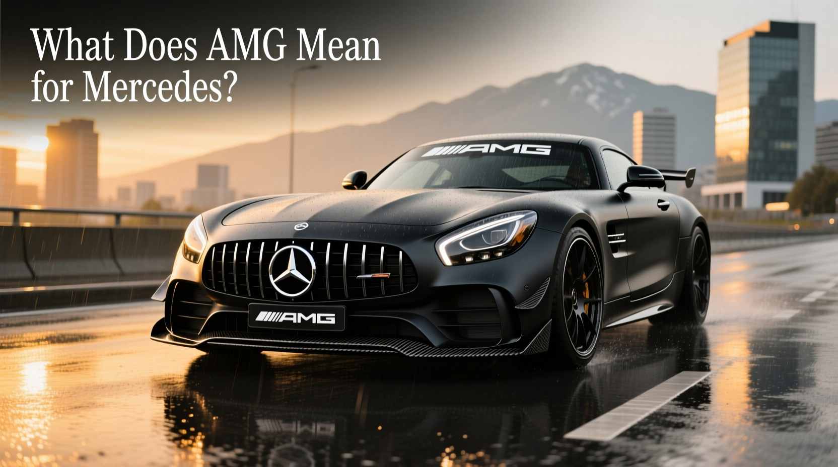 How to Choose Mercedes AMG Spoiler, What Does AMG Mean for Mercedes?