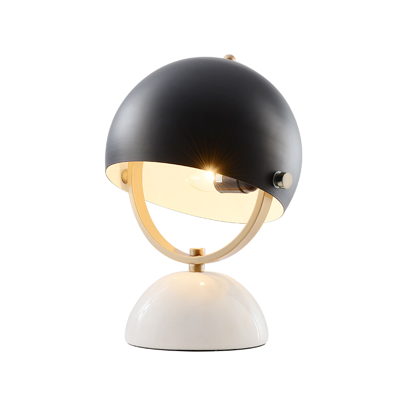 Nordic style personalized desk lamp modern minimalist marble base living room hotel apartment table lamp