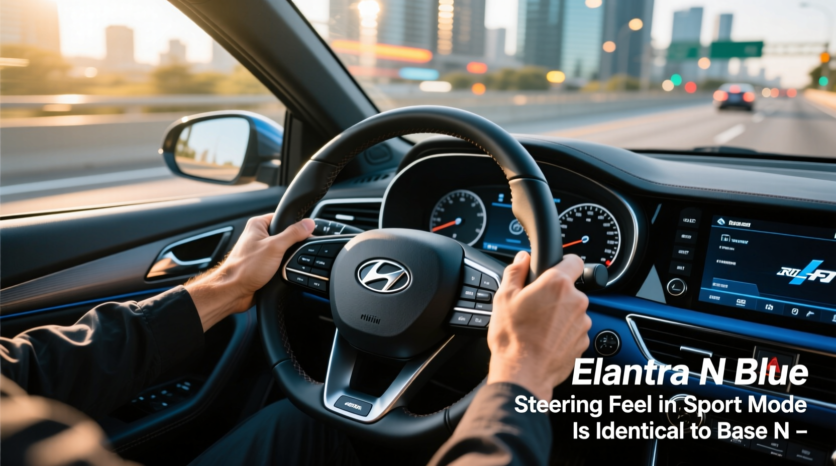 elantra n blue steering feel sport mode