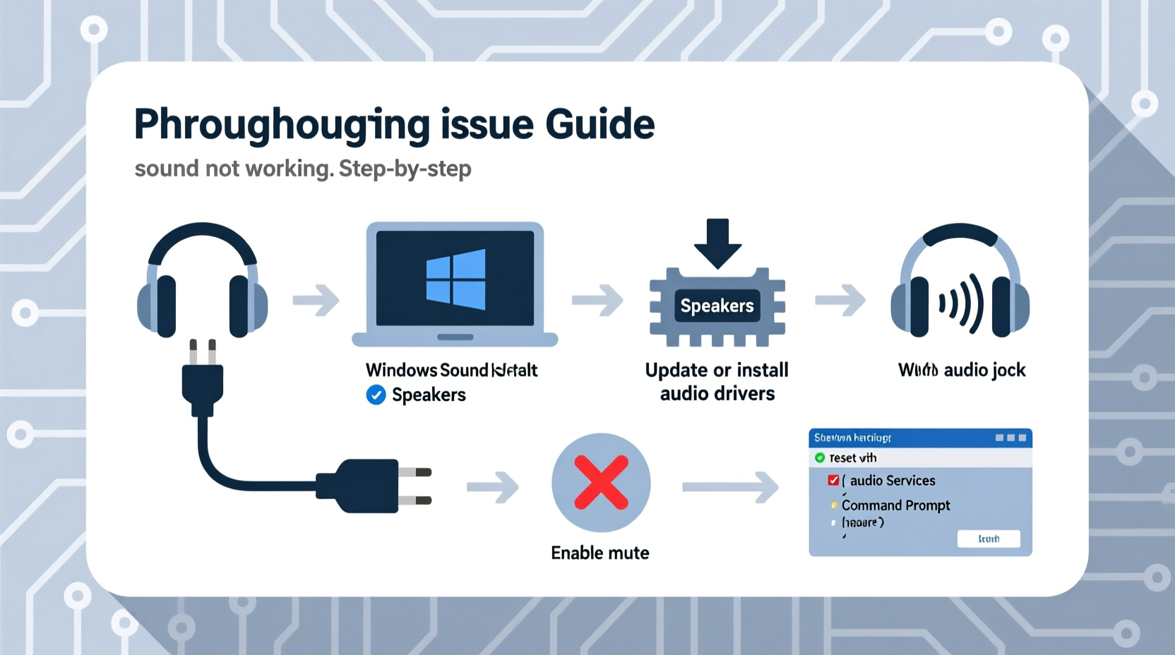 sound not working troubleshooting pc audio issues