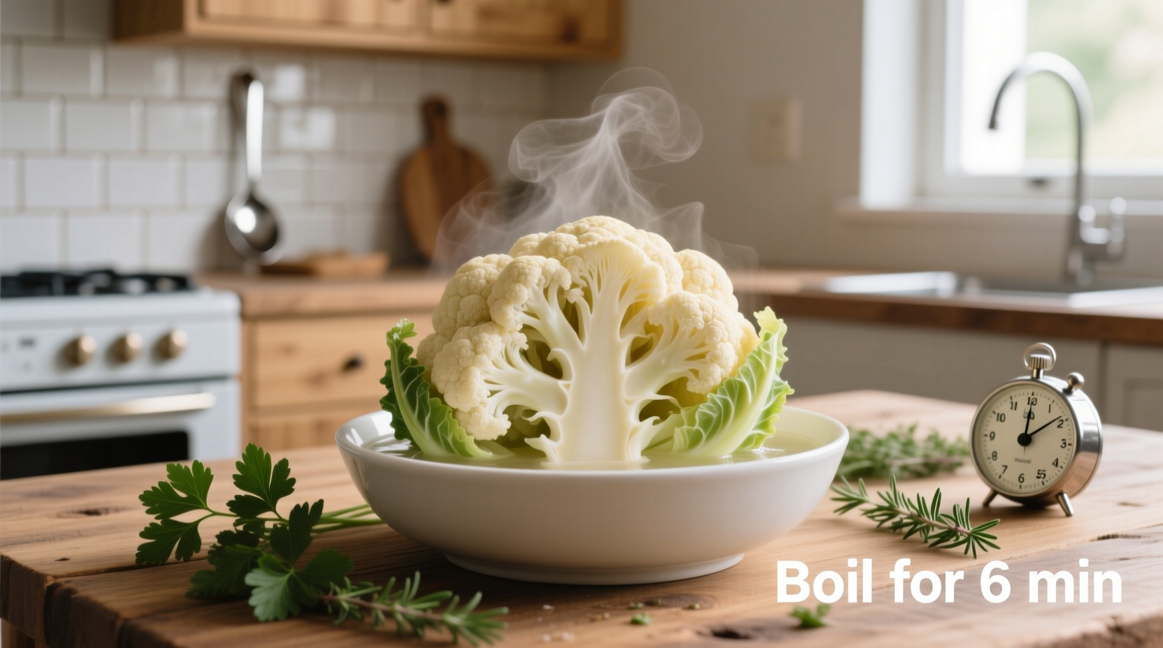how long do you boil cauliflower