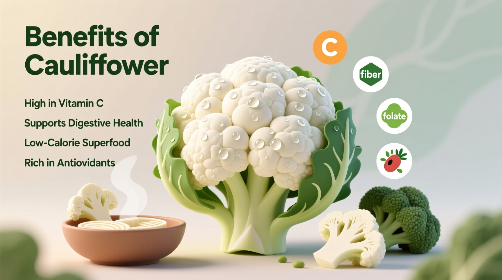 benefits of cauliflower vegetable