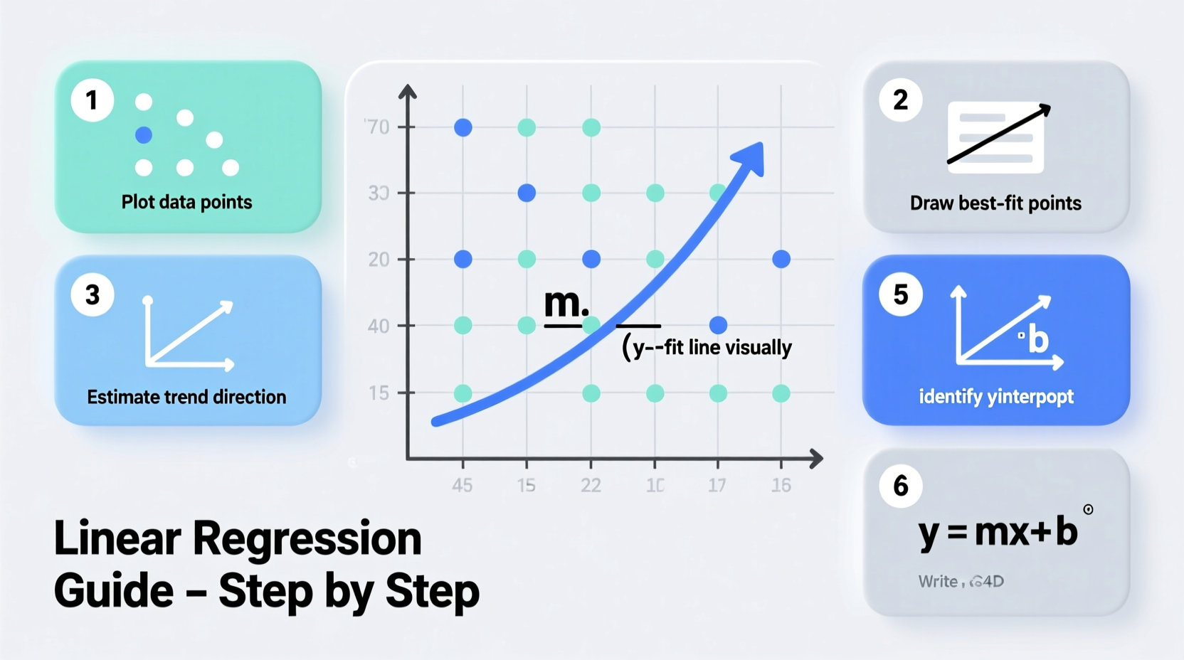 Step By Step Guide How To Find And Interpret The Linear Regression Line ...