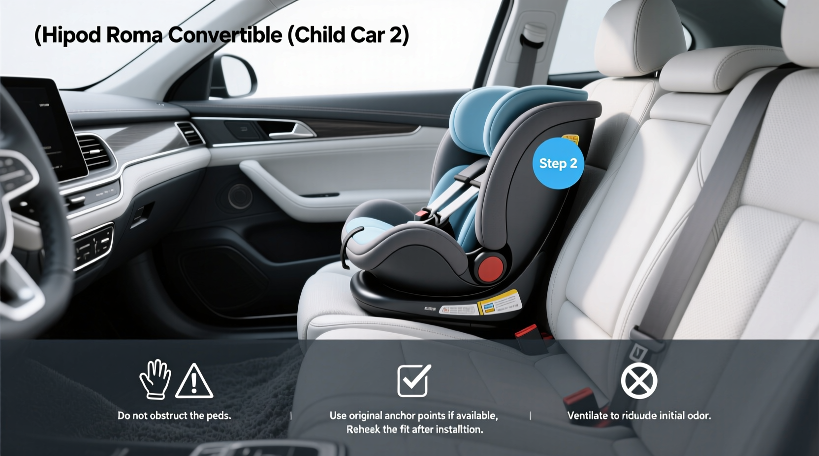 hipod roma convertible child car seat review