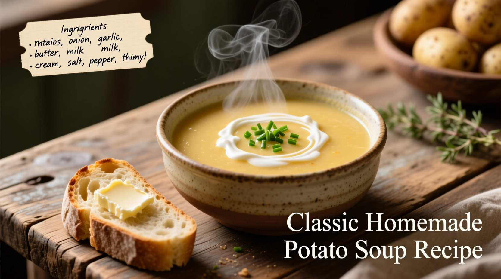 recipes for homemade potato soup