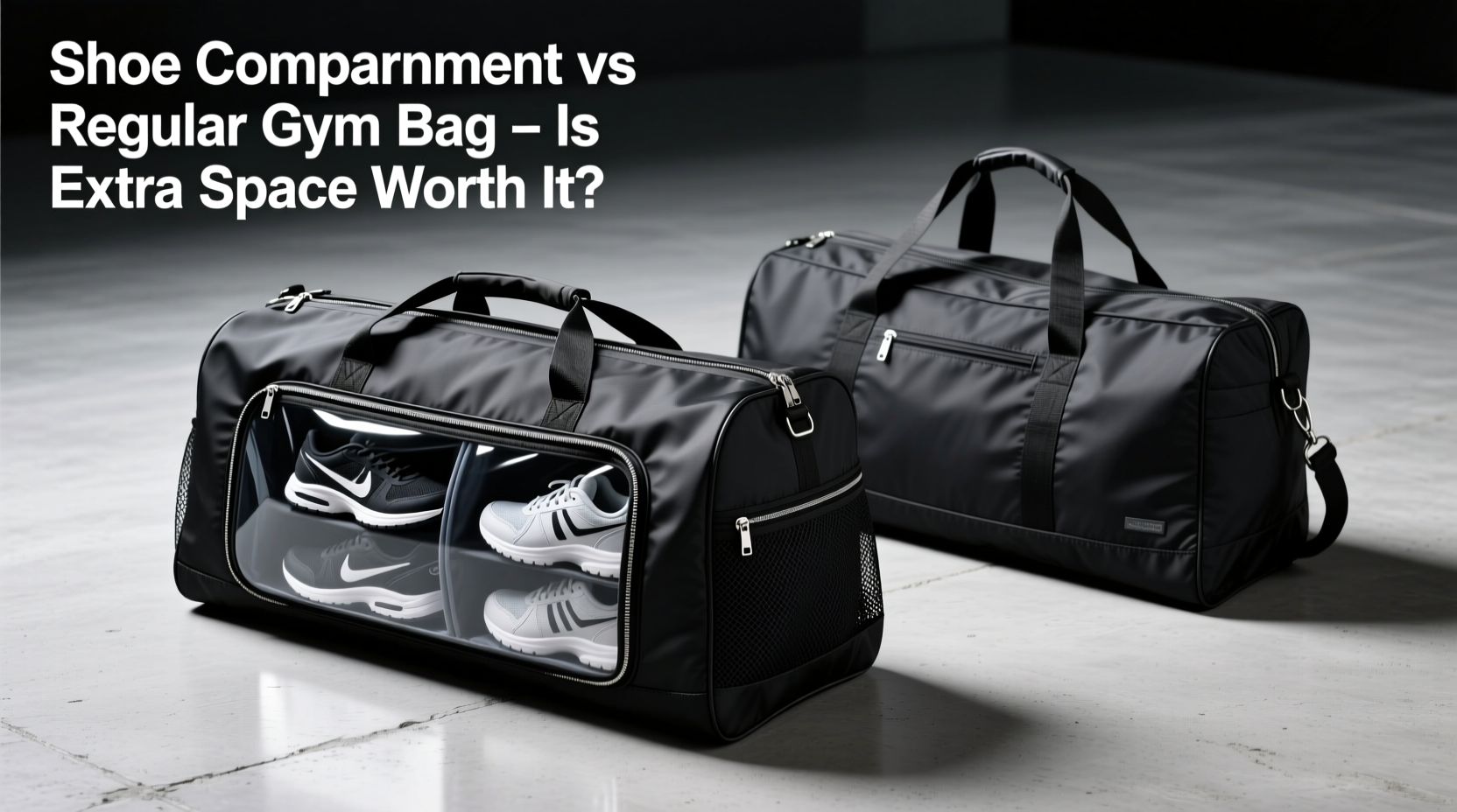gym bag with shoe compartment vs regular bag is the extra space worth it