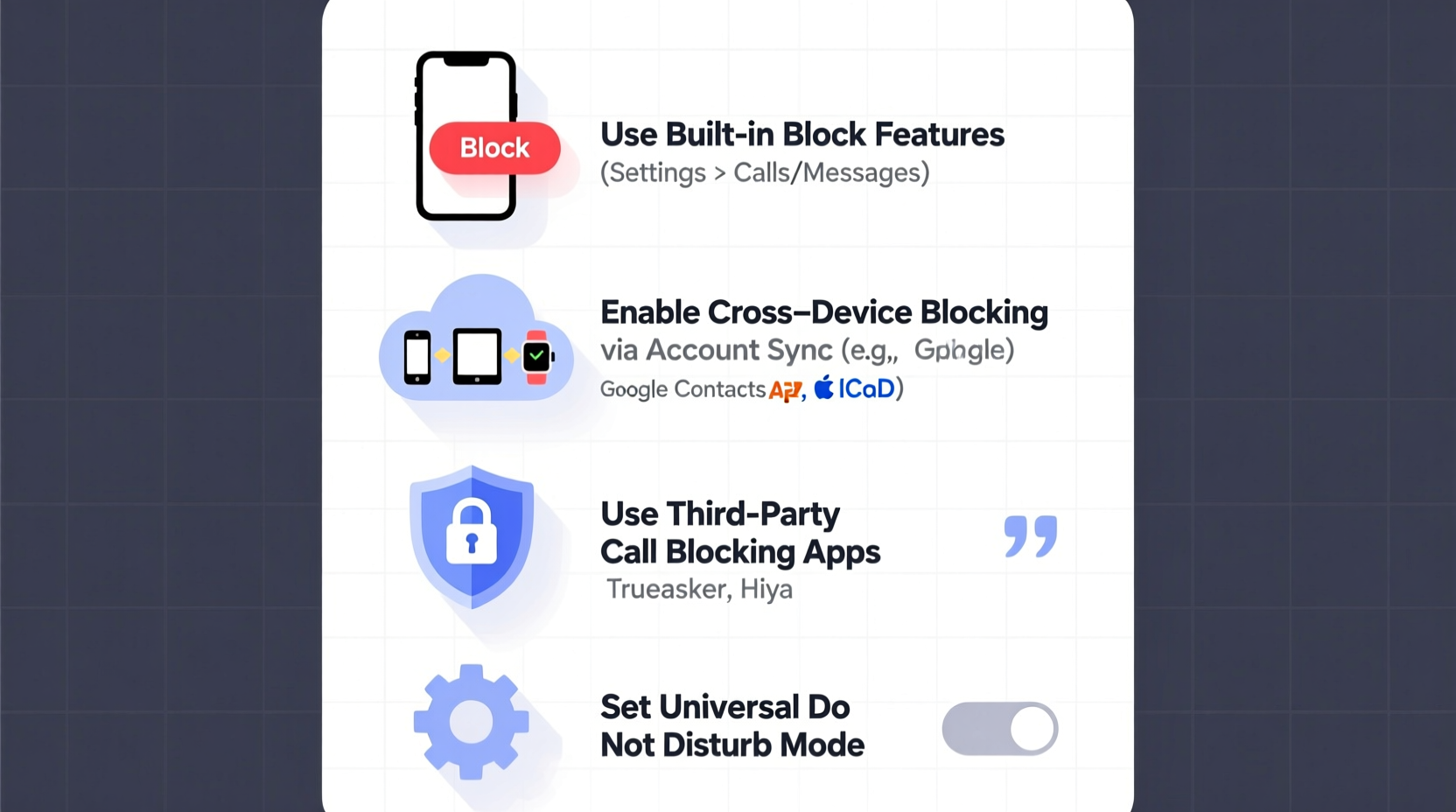 effective ways to block unwanted cell phone numbers across all devices