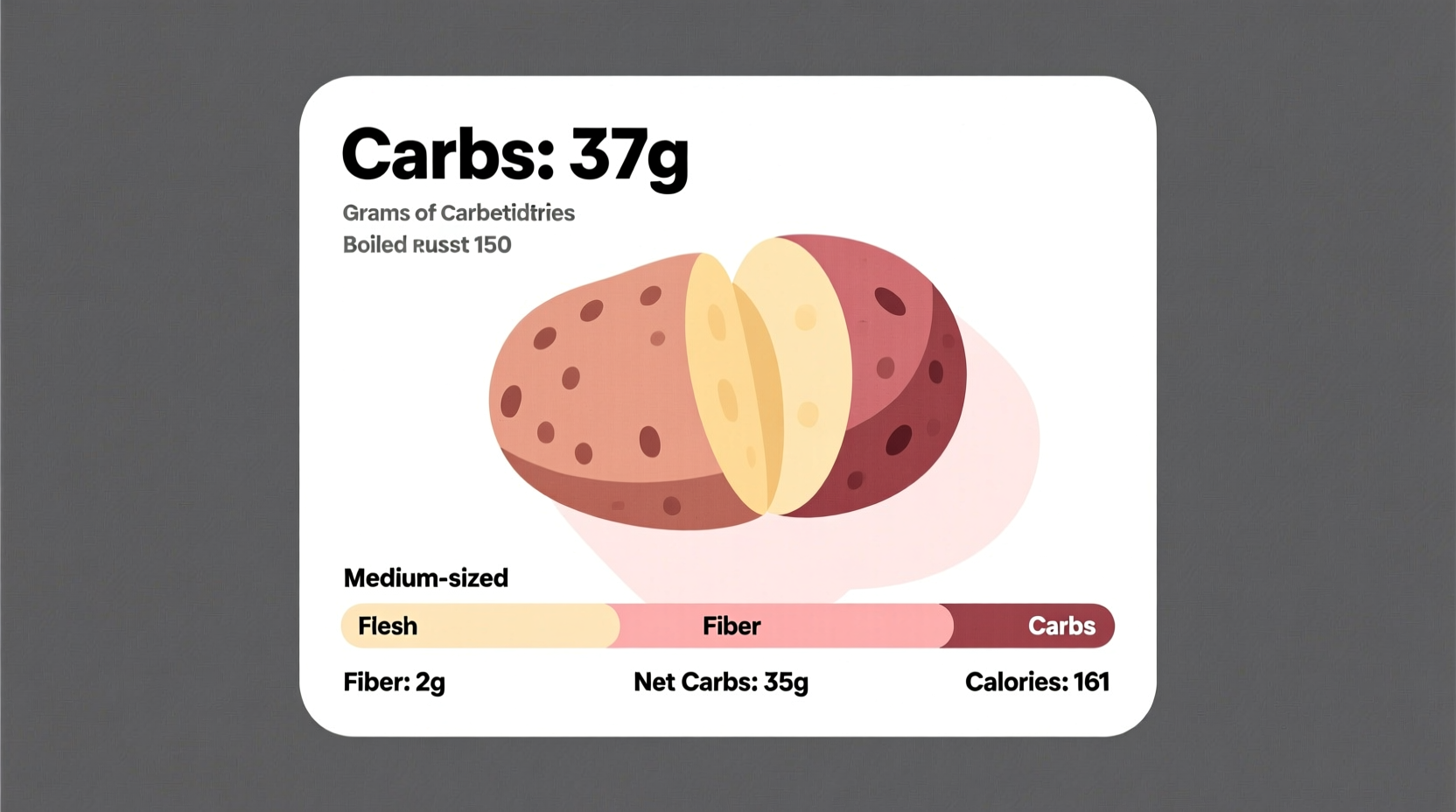 how many carbs are in one potato