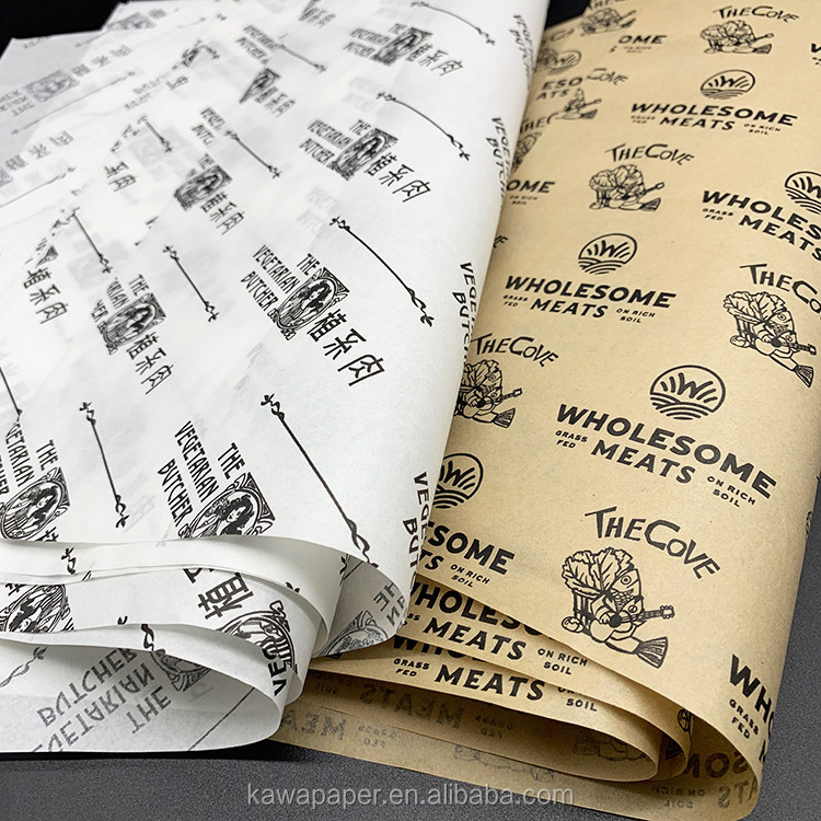 Fried chicken Roast duck packaging Coated kraft paper Meat paper wrapping