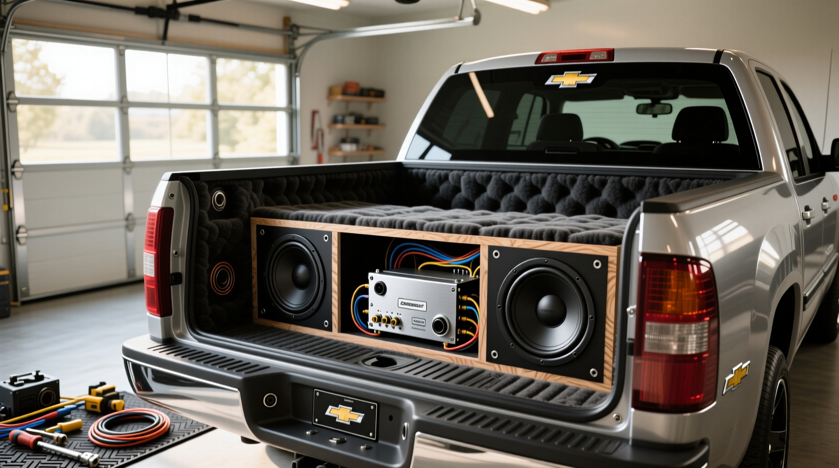 2007 silverado subwoofer amp location guide