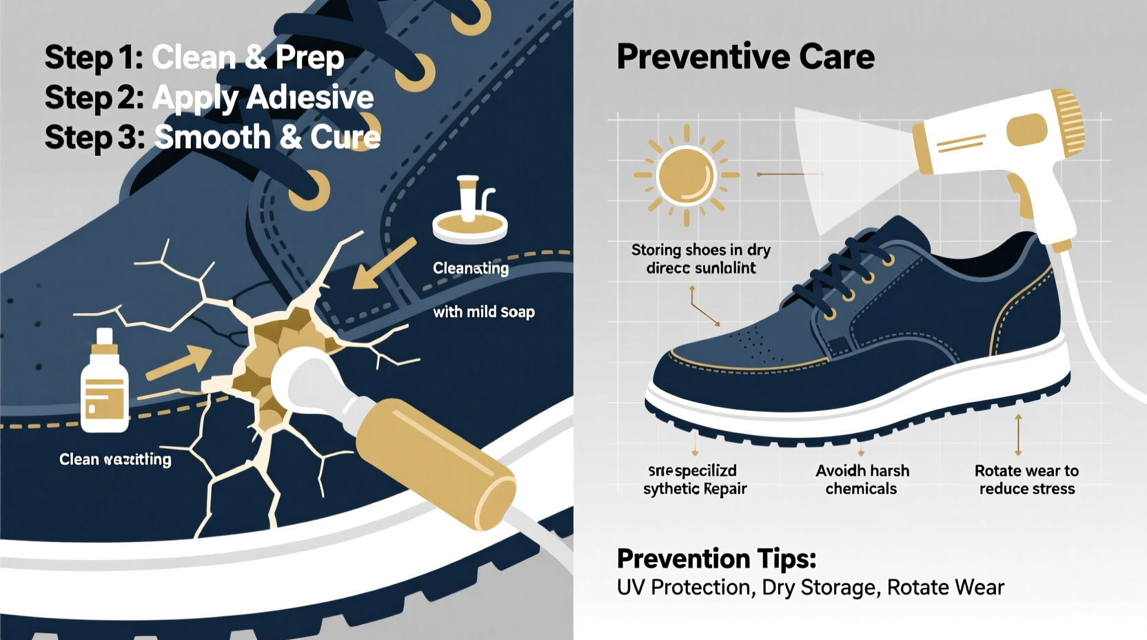 effective methods to restore and prevent peeling on synthetic shoes