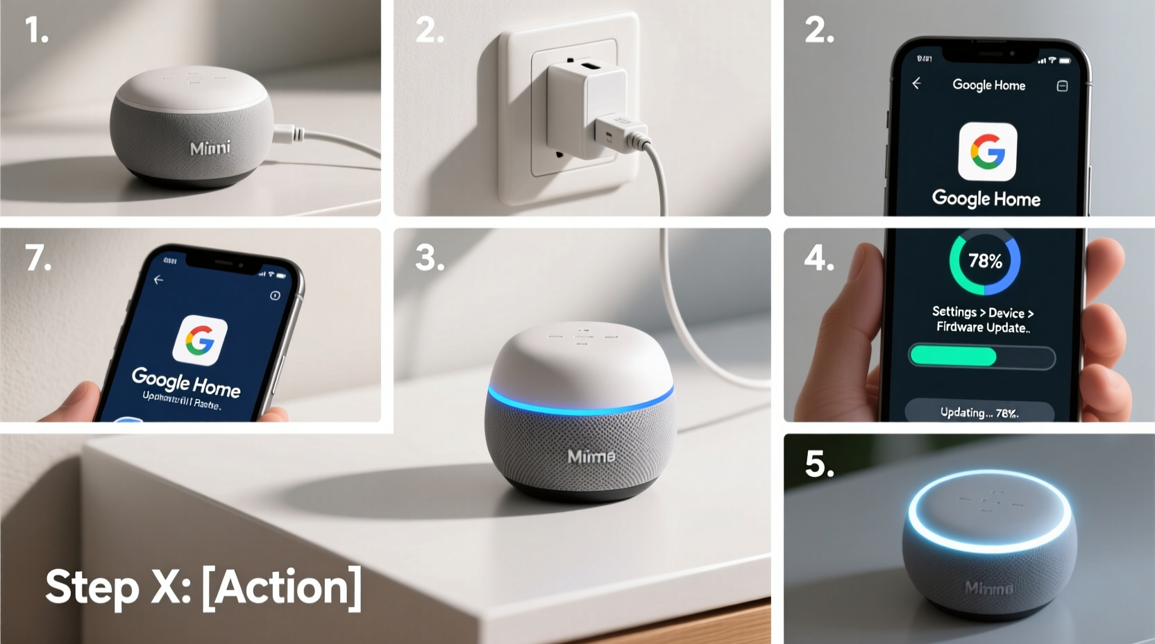 step by step guide to manually update and optimize your google home mini