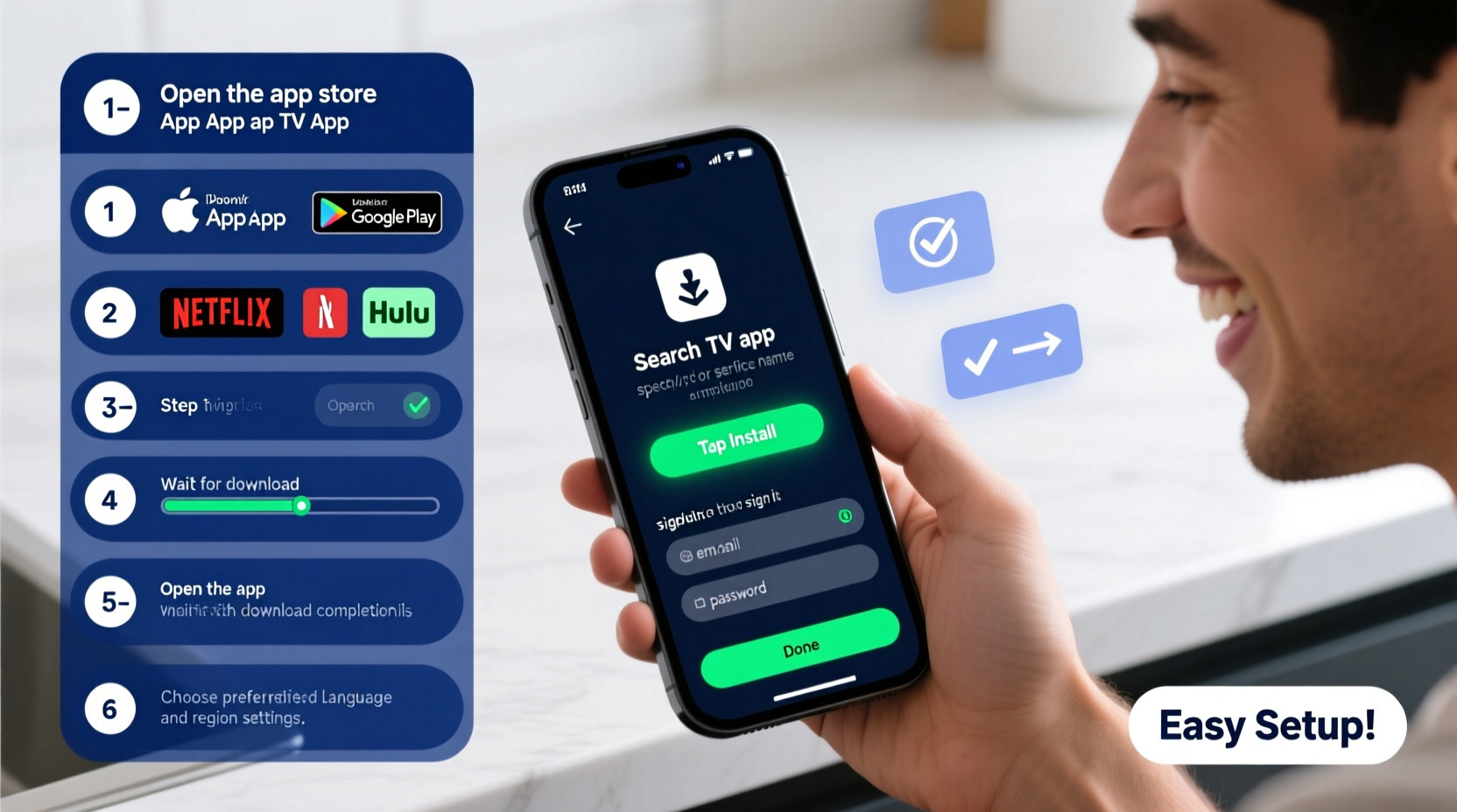 step by step guide to download and set up tv apps on your mobile phone easily