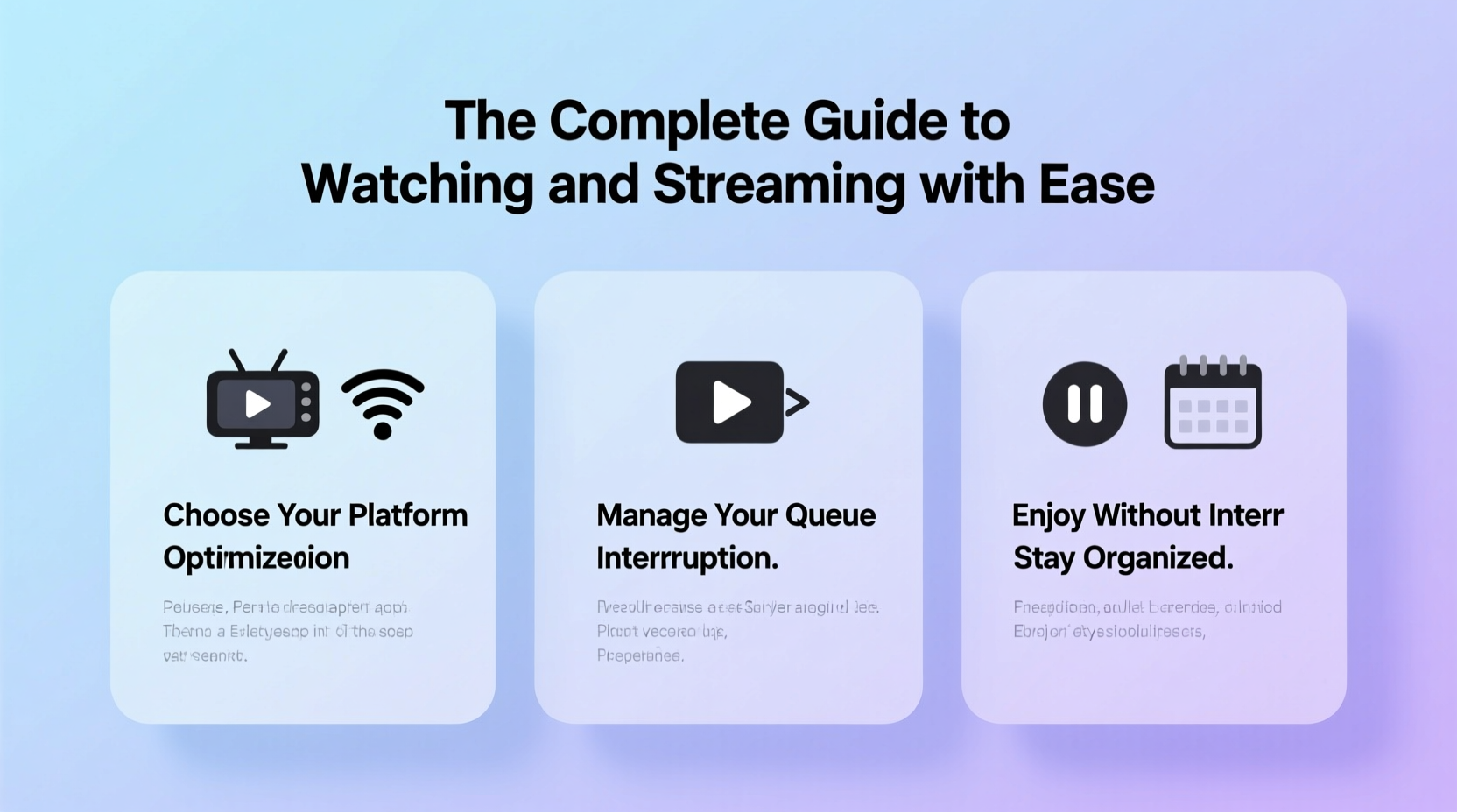the complete guide to watching and streaming waiting with ease