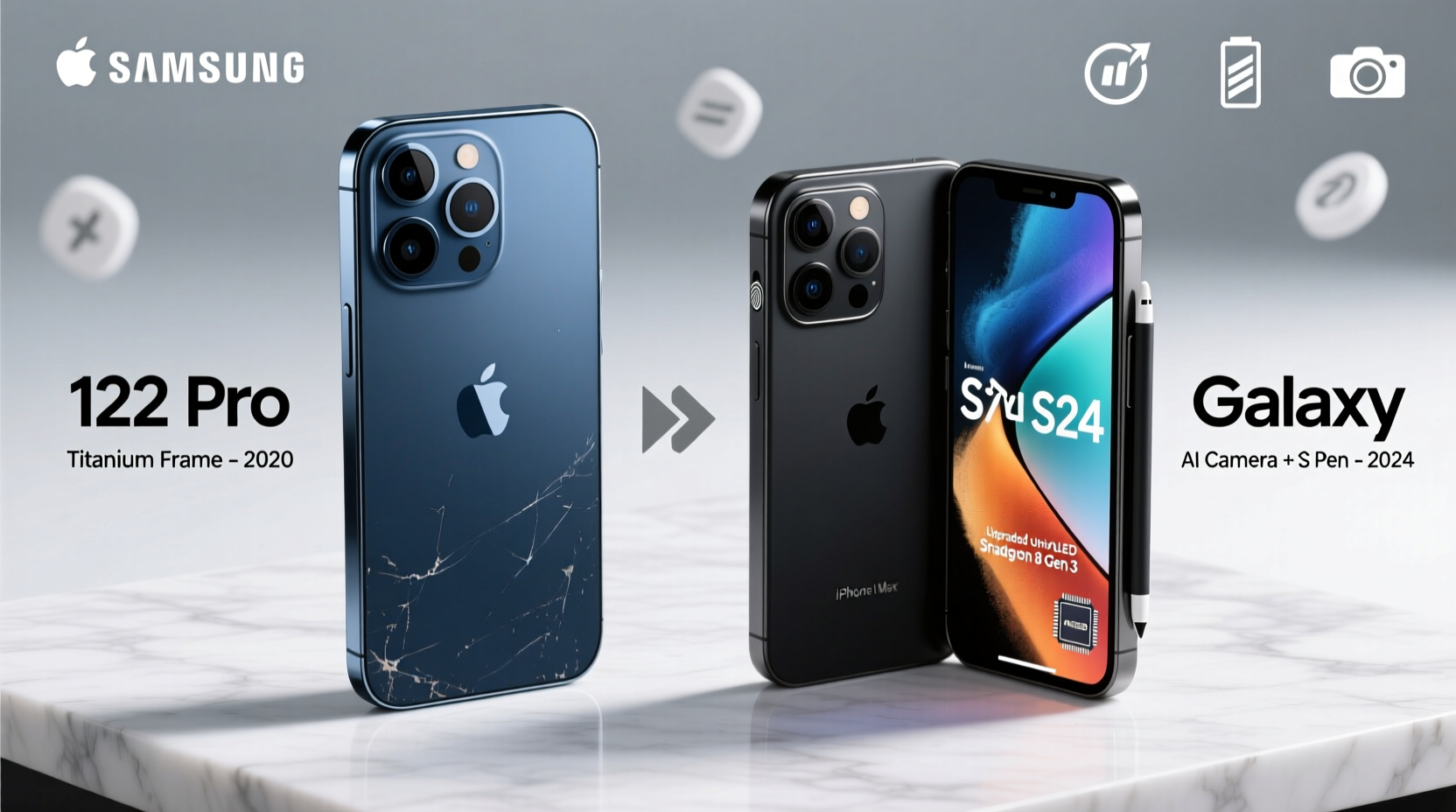 is upgrading from iphone 12 pro max to galaxy s24 ultra really worth it