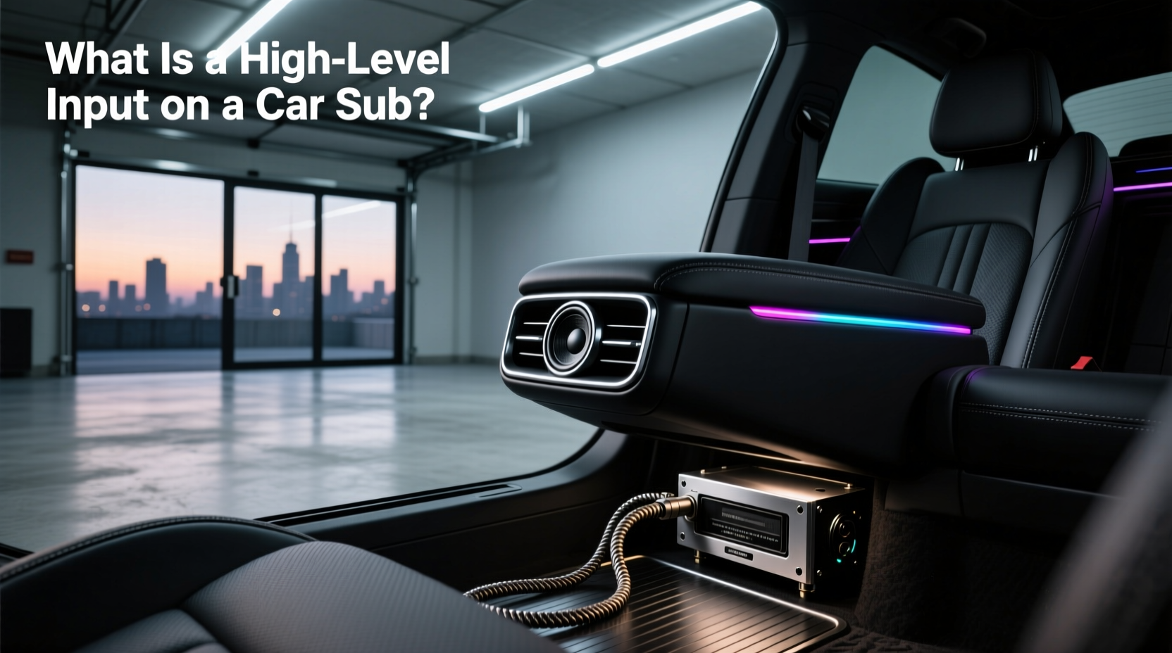 How to Choose a Car Subwoofer with High-Level Input
