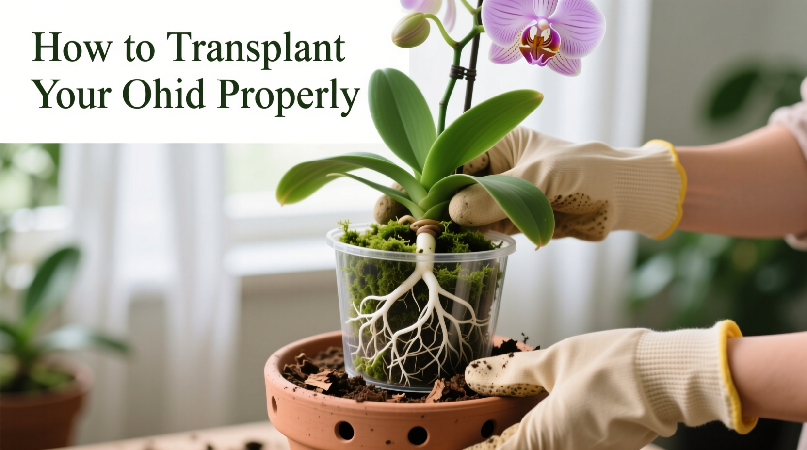 how do i transplant my orchid