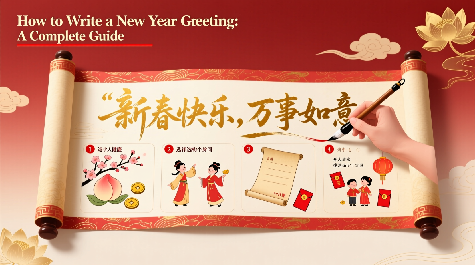 how to write a new year greetings