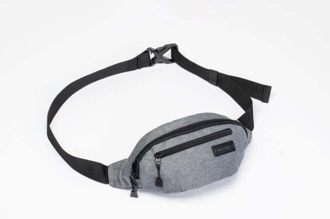 GRS معتمد من RPET للنساء والرجال مقاوم للماء مخصص للسفر المعاد تدويره PET حزمة مراوح حقيبة الخصر