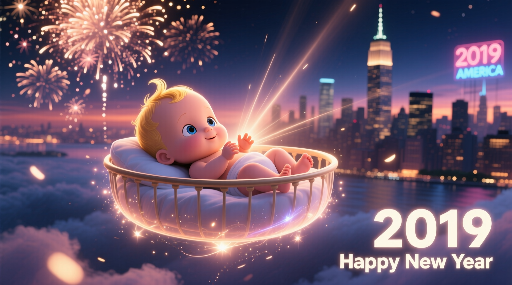 who is the 2019 new year baby america